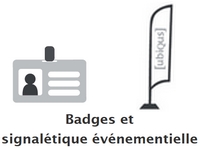 Badges et signalétique événementielle