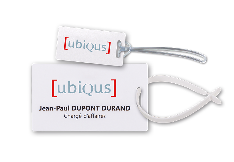 Etiquettes bagages Ubiqus